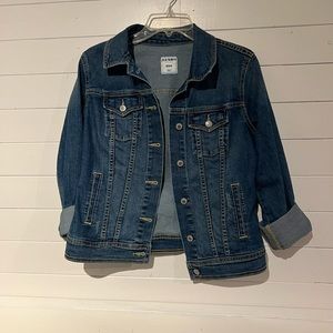 Old Navy Blue Jean Denim Jacket, Size: Medium